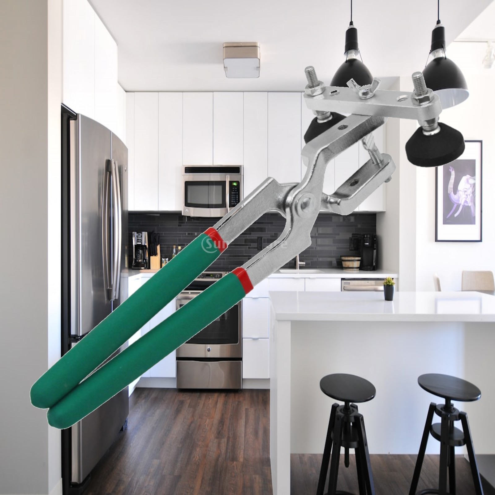 Auto Repair Tools - Edge-Clamping Repair Plier Carbon Steel Metal