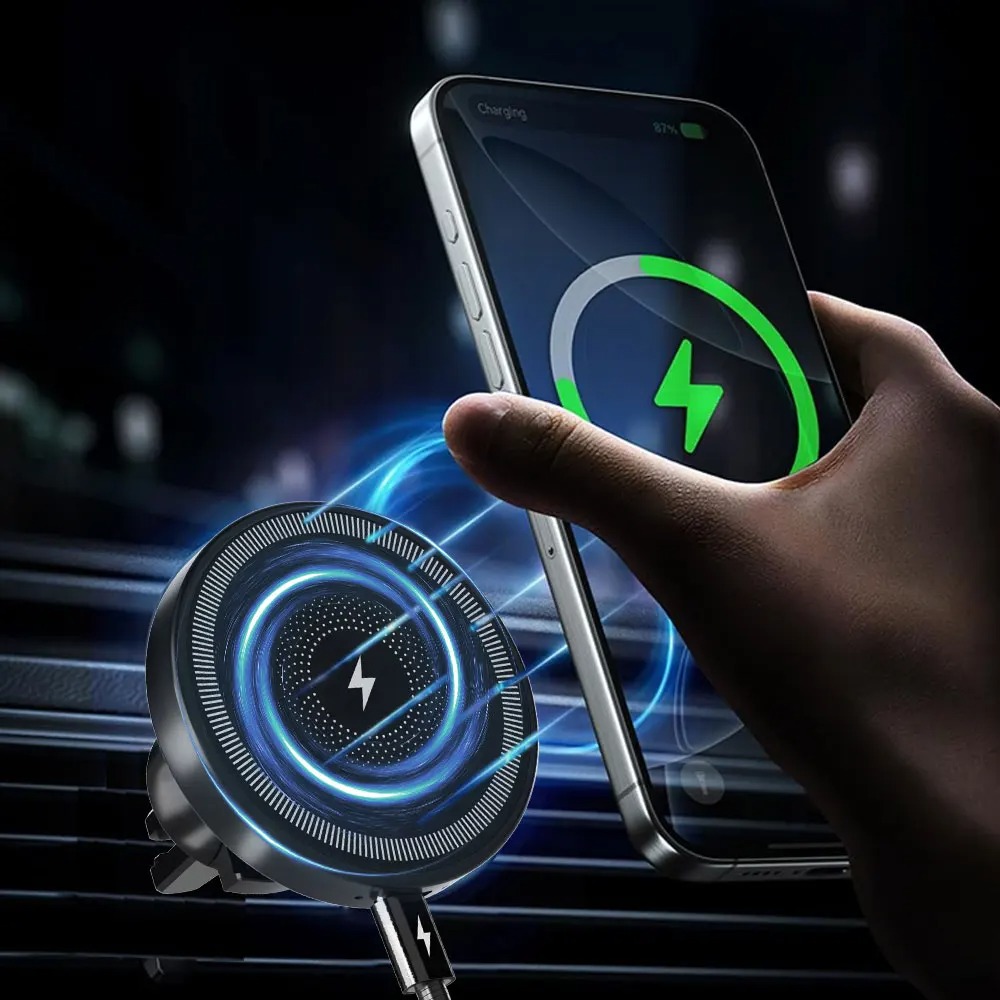 Magnetic Wireless Car Charger  - Wireless Car Charger Mount Fast Charging ulasan dan harga