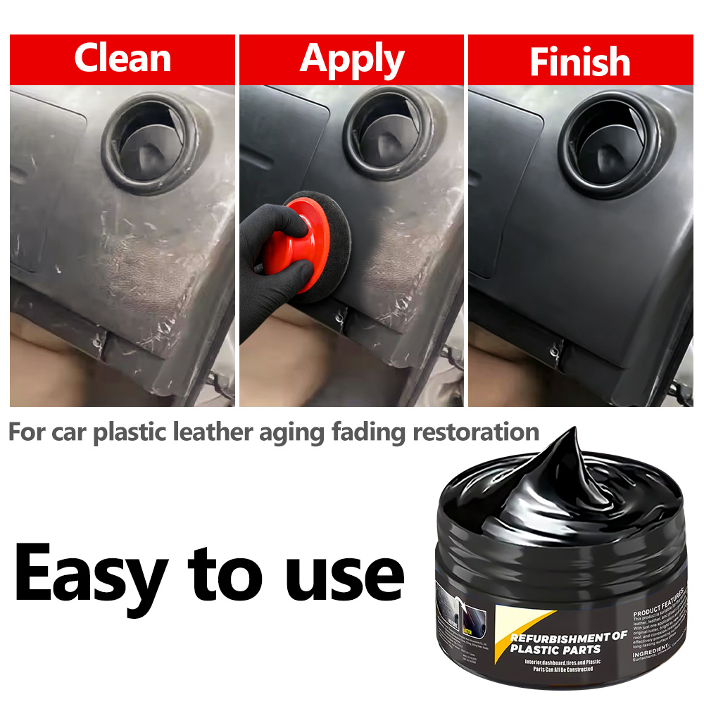 Car Interior Plastic Leather S - Car Scratch Repair Polishing Wax Paste ulasan dan harga
