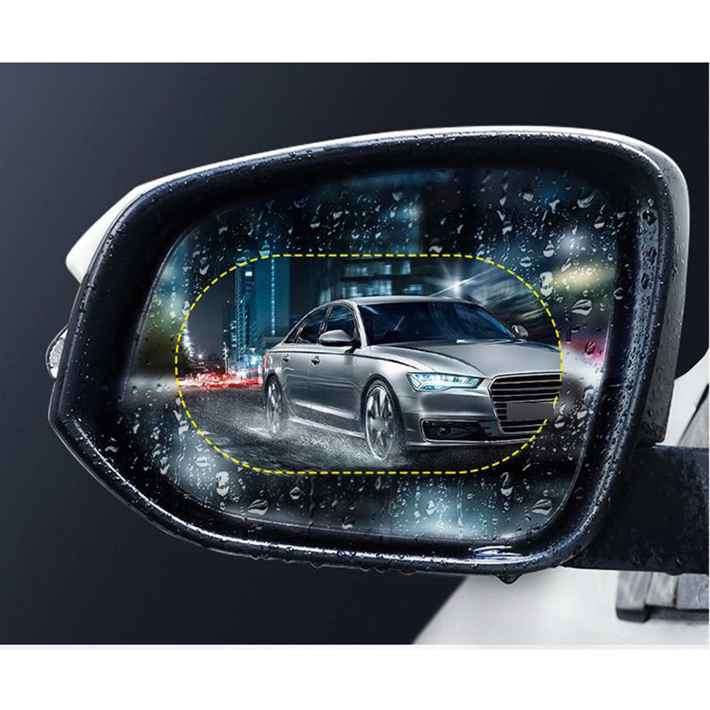 1Pair Rainproof Mirror Waterpr - Anti Glare Car Rearview Mirror Film ulasan dan harga