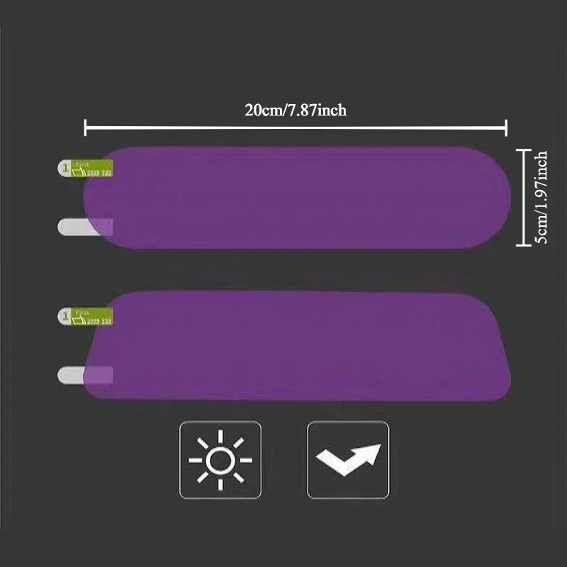 Car Interior Rearview Mirror A - Anti Glare Car Rearview Mirror Film ulasan dan harga