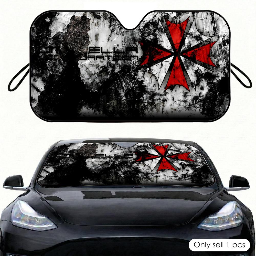 Horror Movie Umbrella Sun Viso - Car Sunshade Windshield Umbrella Foldable ulasan dan harga