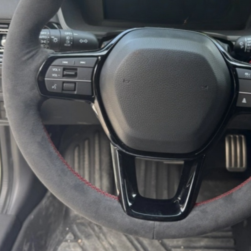 Custom Hand-stitched Black Sue - Car Steering Wheel Cover Anti Slip Breathable ulasan dan harga